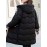 Zip Up Color Block Hooded Coat, Casual Long Sleeve Winter Warm Outerwear, Women's Clothing