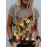 Cat Print Crew Neck T-Shirt, Casual Short Sleeve T-Shirt For Spring & Summer, Women's Clothing