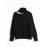 Cut Out Solid Knit Sweater, Casual High Neck Long Sleeve Sweater, Women's Clothing